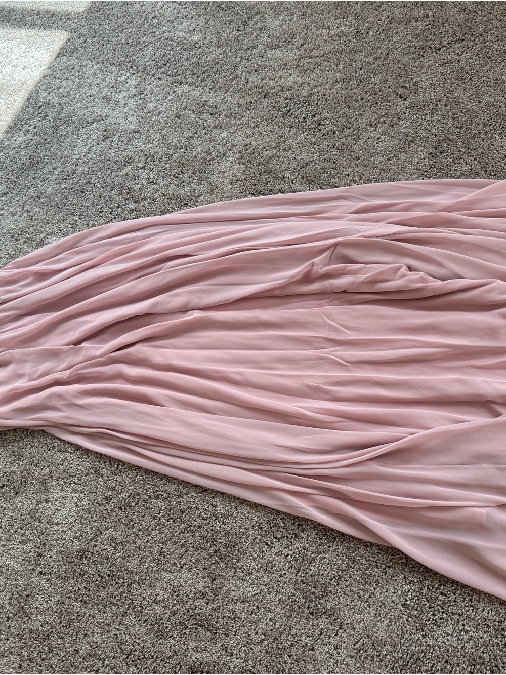 Windsor Dusty Pink Chiffon Maxi Dress